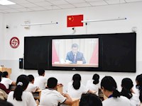 我校组织收看习近平在庆祝中国共青团成立100周年大会上的重要讲话
